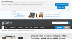Desktop Screenshot of antiquestradegazette.com